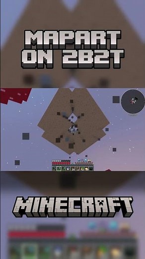 searching 2b2t for mapart materials 🗺️ #Minecraft #MinecraftMapart #2b2t