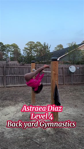 Backyard Gymnastics Fun with Astraea Diaz
