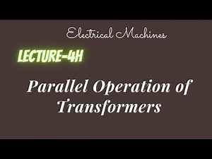 Per-Unit System and Parallel Operation Video Lecture | Crash Course (English) for Electrical Engineering - GATE