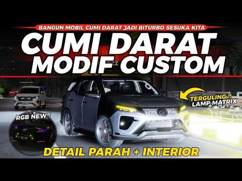 Modif FORTUNER LEGENDER BITURBO FULL MATRIX Gila Detail Parah‼️- Roblox Indonesia Driving Experience