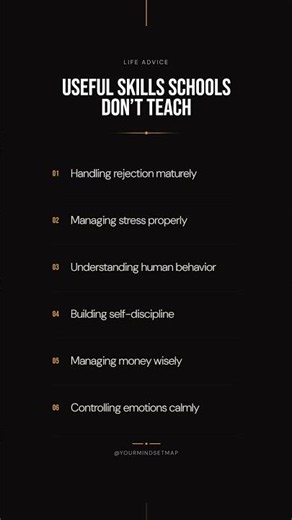 These 5 Skills Change Everything #shorts #personalgrowth #motivation #psychology #mindset
