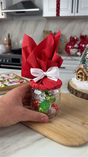 Festive jar decoration filled with candy 🍬 | The 9th Diocese