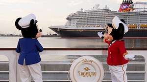 33K views · 866 reactions | Adventure is calling! The Disney Treasure has arrived at its homeport in Port Canaveral, Florida for the first time ahead of its maiden voyage on December 21! ❤️ Disney Cruise Line #disney #cruise #disneycruise #ship #vacationtime | Disney Addicts | Facebook