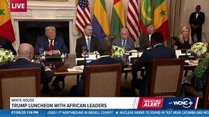 President Trump hosts luncheon with African leaders