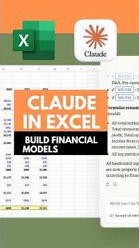 How to Build Financial Models in Claude for Excel