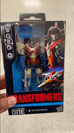 Hasbro Transformers One Studio Series Deluxe Class Starscream Action Figure #transformersone #g1