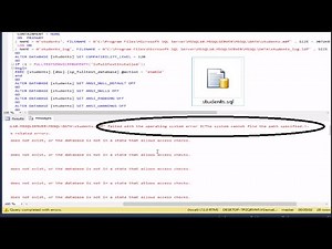 SQL server fix error failed with the operating system error 3The system cannot find the path