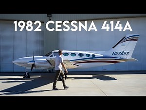 1982 Cessna 414A Flight to Chino