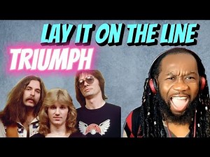TRIUMPH Lay it on the line (music reaction) The singers voice is out of sight! First time hearing