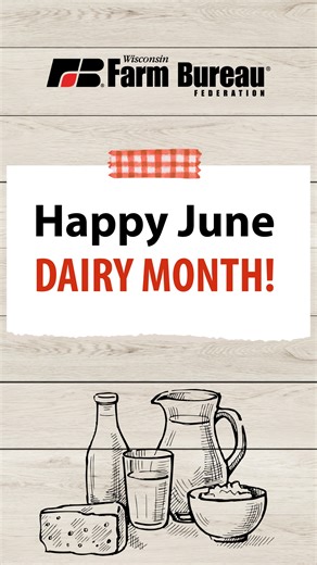 Wisconsin dairy looks good from every angle! 🧀🍦🥛 Whether it’s ice cream, milk or one of WI's many world-class cheeses, you’re enjoying products made with care by Wisconsin dairy producers. Happy Dairy Month! #JuneDairyMonth #DairyMonth #americasdairyland #dairy | Wisconsin Farm Bureau Federation