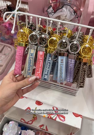 Embroidered Keychains Restock Announcement