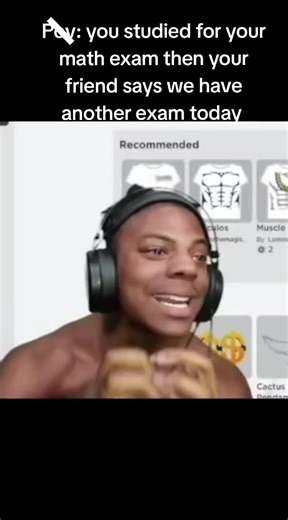 Studying for Math Exam: Surprising News from a Friend