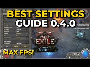 Path of Exile 2 0.4.0 BEST Graphics Settings for MAX FPS