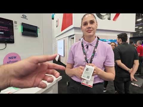 Visionect Joan: Full-Color ePaper Badges with NFC and USB-C Charging