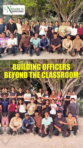Officers aren’t made in classrooms alone. See how Nimbus builds real leaders. 🇮🇳