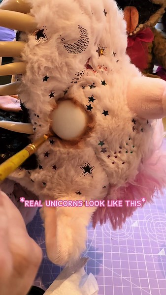 Real unicorns are made of soarkles and hatred. 🩷🦄 • • #unicorn #unicorns #fluffy #mlp #mlpinfection #mlpinfectionau #infected #zombie #zombieunicorn #maker #process #watchmework