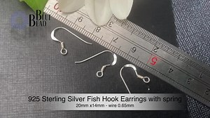 925 Sterling Silver Fish Hook Ear Wires | Classic Earring Hooks 20x14mm | DIY Earring Findings Jewellery Making UK - Etsy