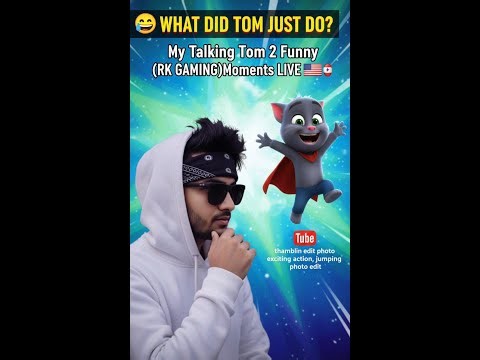 🤣 WHAT DID TOM JUST DO?! My Talking Tom 2 Funny (RK GAMING)Moments LIVE 🇺🇸🇦🇺