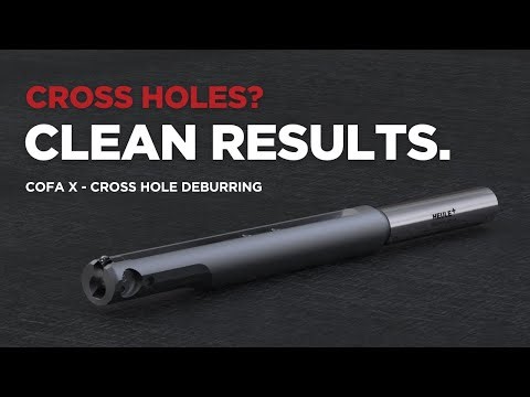COFA-X Deburring Tool – Precision Cross-Hole Edge Finishing Made Easy