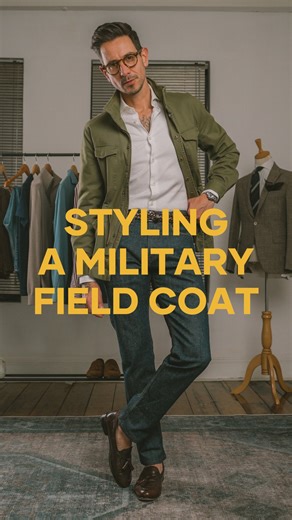 57K views · 389 reactions | Without a doubt, my most requested item of 2024! The military field coat (also known as the M65 Field Jacket) is possibly the most versatile thing in my wardrobe! An absolute must have, year round, classic wardrobe staple! #mensfashiontips #menstyleguide #mensfashionpost | What My Boyfriend Wore | Facebook
