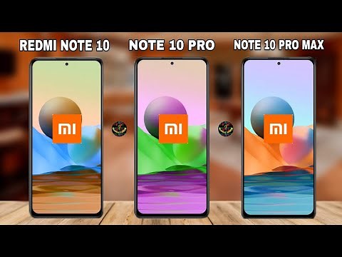 Redmi Note 10 VS Note 10 Pro VS Note 10 Pro Max