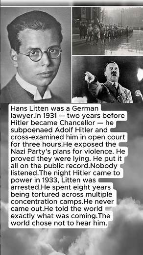 He Warned the World About Hitler in 1931 — From Inside a Courtroom #ww2