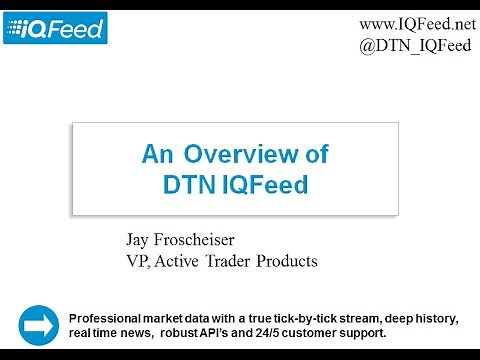 In-depth walk-through of IQFeed's API Documentation and Sample Apps