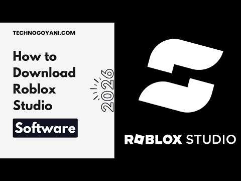 How to download Roblox Studio Software 2026