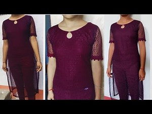 Kurti/Suit Cutting and Stitching Step by Step/Easy Kurti Cutting for Beginners/new model kurti sikhe