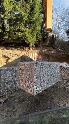 14K views · 147 reactions | Watching Henri Guelpa in action with a CASE machine as he and the team from @ambiance_minerale build a strong gabion wall in the French alps. Precision, teamwork, and the right equipment make all the difference. #CASEConstructionEquipment #CASEaroundtheworld | CASE Construction Equipment | Facebook