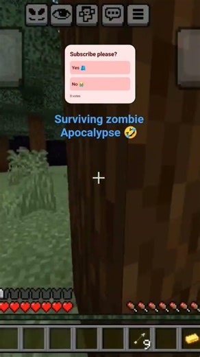 Zombie Apocalypse 😱 #minecraft