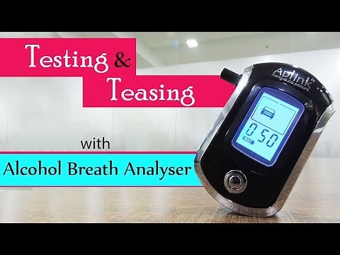 ALC Smart Digital LCD Breath Analyzer Alcohol Tester | AT6000 Review | Check Alcohol Levels