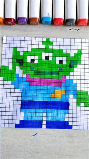 Toy Story Alien Drawing ✍️ #toystory #art #drawing