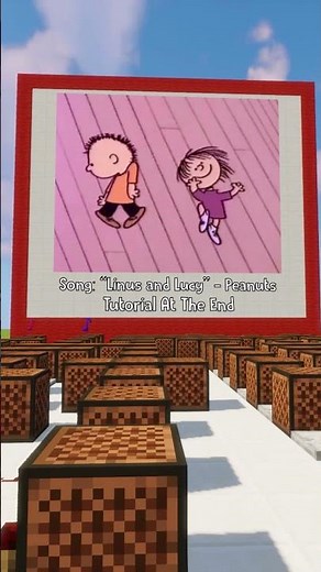 "Linus And Lucy" - Peanuts Minecraft Note Blocks Tutorial