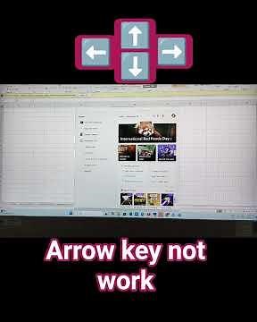 Excel Arrow key not work Remove scroll lock in excel excel me left right key kam nahi kar raha