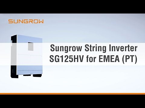 Sungrow String Inverter SG125HV for EMEA (PT)