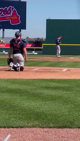 285K views · 7K reactions | WATCH: #Braves Ronald Acuña Jr. vs Max Fried in Live BP Wednesday at Spring Training  via: DOBrienATL / The Athletic | Thanks Chipper | Facebook