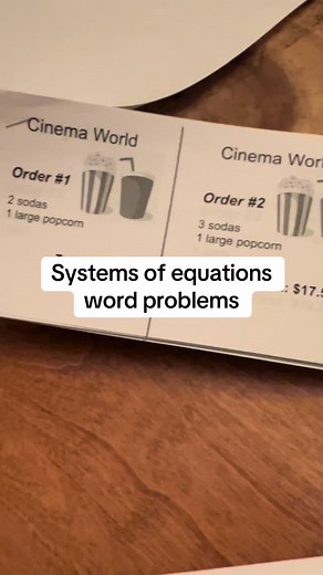 Understanding Systems of Equations Through Word Problems
