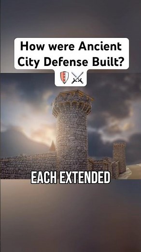 Were Ancient Cities Built for Defense? 🛡️Towering Fortifications! #fortress #history #building