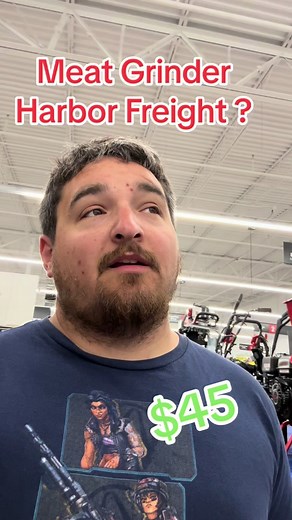 Harbor freight even got the meat grinders #meat #fyp #tools #deer #meatgrinder #review #cheap #coupon #harborfreight #deals