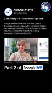 1.6K views | Real Time Speech Translation in Google Meet Google Meet...