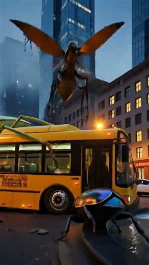 😱Giant Insects Take Over Our City!