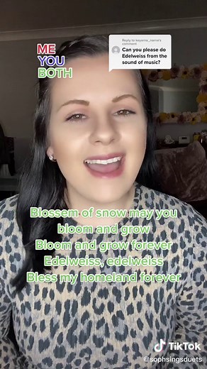 Sing Along Duet to 'Edelweiss' from The Sound of Music
