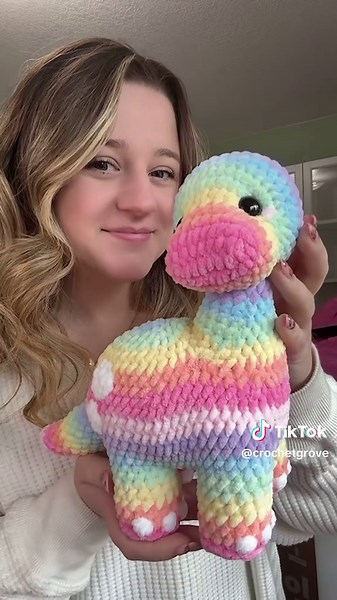 Crochetgrove (Anabelle) (@crochetgrove) - Brontosaurus Crochet Pattern Now Available on Etsy