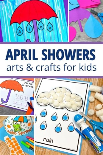 April Showers Crafts for Kids: 7 Skill-Rich Ideas Kids Will Love