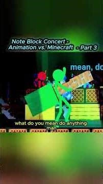 Note Block Concert vs Minecraft Part3 #minecraft #viral #fyp #animation #funny #stickman