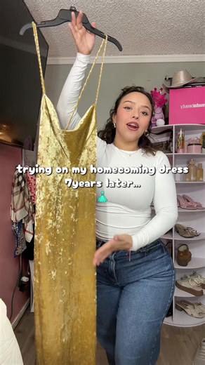 Homecoming Dress Try-On After 7 Years