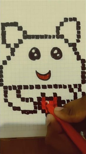 Pixel Bear🌷🌷# pixel art #art #drawing #painting