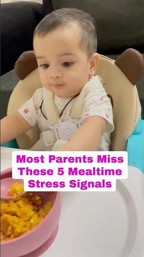 Five Signs Your Baby Is Stressed at Mealtime #startingsolids #responsivefeeding #shortsviral