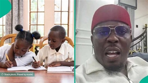 "I'm tired of doing homework for my kids": Man cries out, warns teachers